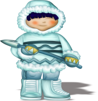 a winter eskimo